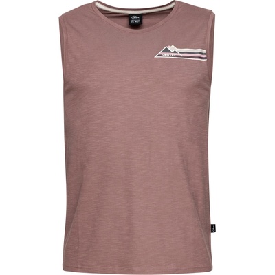 Chillaz Мъжки потник с широка презрамка Chillaz Calanques Mountain Stripes Tank top - Wine - размер XL (216-8105-0216)