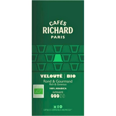 Cafés Richard Кафе капсули Cafes Richard Organic съвместими с Nespresso, 10 капсули