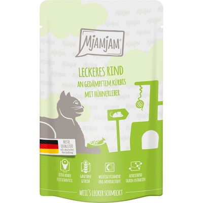 MjAMjAM kapsičky 24 x chutné hovädzie s dusenou tekvicou 125 g