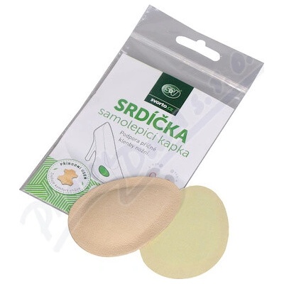 Svorto Srdíčka samolepící béžové-kapka