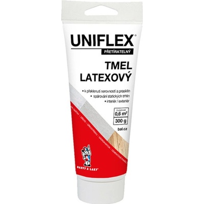 Uniflex latexový tmel na sádrokarton, zdivo a dřevo tuba 300 g