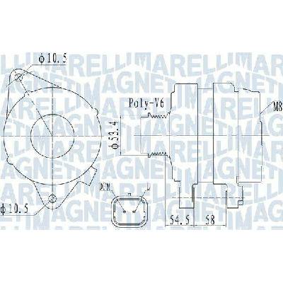 Generátor MAGNETI MARELLI 063732142010