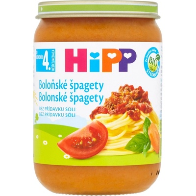 HiPP BIO Špagety v boloňské omáčce 6 x 190 g