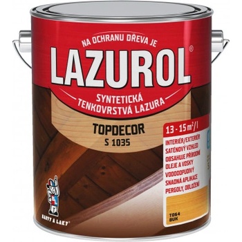 Lazurol Topdecor S1035 2,5 l buk