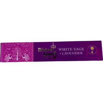 Divine Soul White Sage + Lavender indické vonné tyčinky 15 g