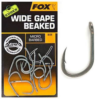 Fox Edges Wide Gape Beaked Hooks vel.4 10ks