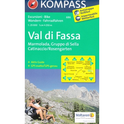 di Fassa 686 1:25 000 NKOM