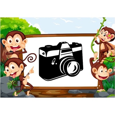 Impar Fleece deka Monkey 190g/m² 150x120