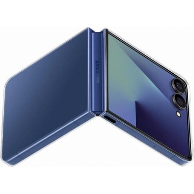 Оригинален поликарбонатов кейс за Samsung Galaxy Z Flip7 - Samsung Clear Grip Cover EF-AF766CTE (прозрачен) (EF-AF766CTEGWW)