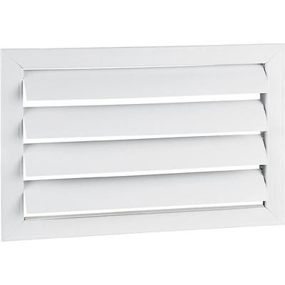Dalap 140 bez příruby se samotížnou žaluzií 514x303 mm bílá Plastová