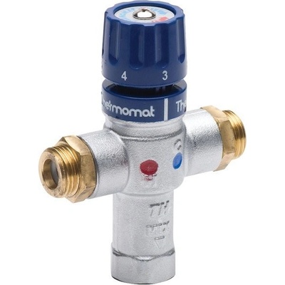 Sapho Termostatický směšovač, 1/2', 30-60 stupňů, zpětné klapky TMT12MPM – Zbozi.Blesk.cz