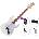 PSD Guitars STC-100-HSS Standard SET White Електрическа китара