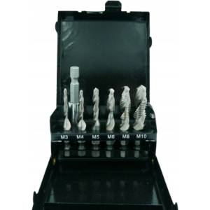 SILVER Комбинирани свредла-метчици m3-m10 комплект 7 бр. 67462 (s11535)