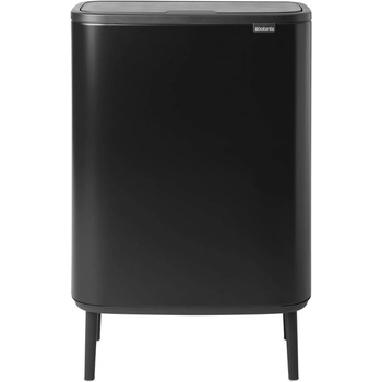 Brabantia Кош за боклук Brabantia Bo Touch Hi 1001260, 60 л, Повдигнат, Плавно и безшумно отваряне, Черен мат (1001260)