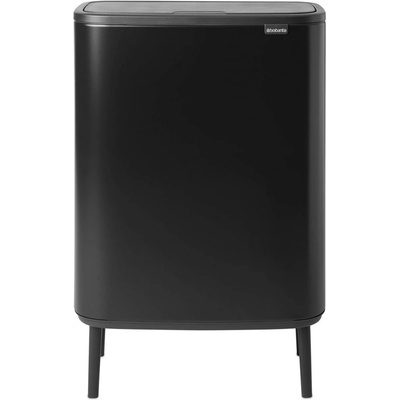 Brabantia Кош за боклук Brabantia Bo Touch Hi 1001260, 60 л, Повдигнат, Плавно и безшумно отваряне, Черен мат (1001260)