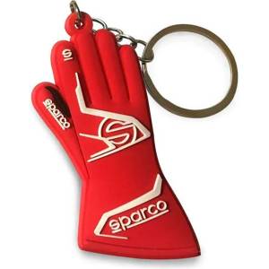 Sparco Glove Keychain - Red (Red)