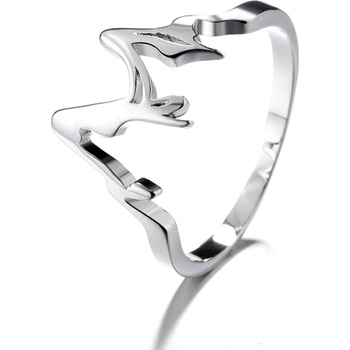 Silenti Jewelry Сребърен пръстен "Връх" - 6 - 52мм (16.6мм диам. )