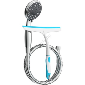 SCHÜTTE 64197 - Душ комплект в лъскав хром + стъргалка за стъкло (CH0012)