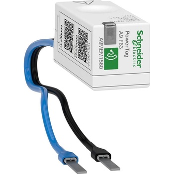 Schneider Electric SE Мерител PowerTag Energy F63 1P+N с кабел, монтаж отгоре или отдолу, - A9MEM1560 (A9MEM1560)