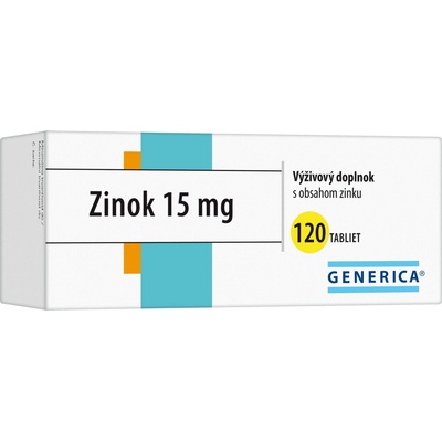 Generica Zinok 15 mg 120 ks