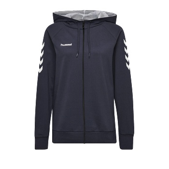 Hummel Суитшърт с качулка Hummel GO COTTON ZIP HOODIE WOMAN 204232-702 Размер XXL