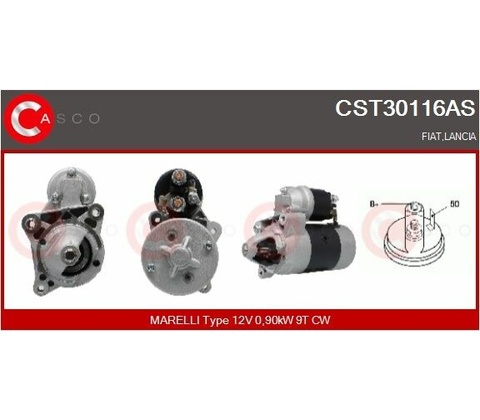 Štartér CASCO CST30116AS