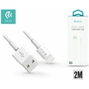 Devia EC080 datový kabel USB-LIGHTNING, 2,1A, 2m, bílý