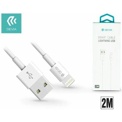 Devia EC080 datový kabel USB-LIGHTNING, 2,1A, 2m, bílý