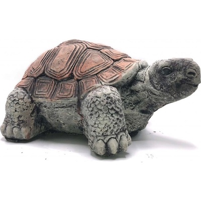 Zahradní betonová dekorace - Želva červená velká – Zboží Dáma
