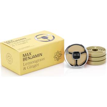 Max Benjamin Ароматизатор за кола Max Benjamin Lemongrass and Ginger с вложки 5 части (RB-CFGB01)