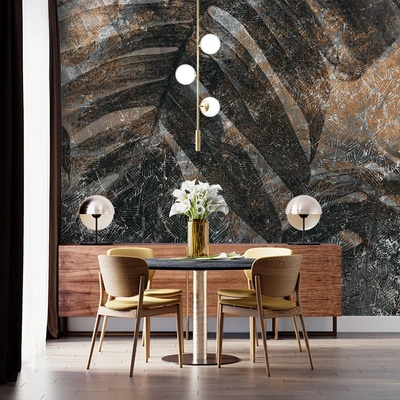 Art Gift Decor Фототапет - Тъмни листа