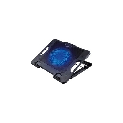 Chladící podložka C-TECH CLP-S100, 17", 1x 140mm, 2x USB, modré podsvícení – Sleviste.cz