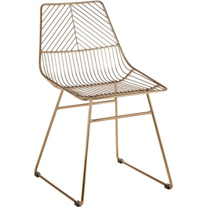 Premier Housewares Метален трапезен стол в златист цвят District - Premier Housewares (5501314)