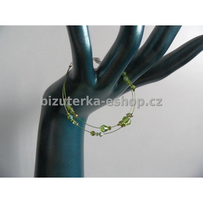 Bizuterka-eshop.cz s perličkami zelený BZ-04176