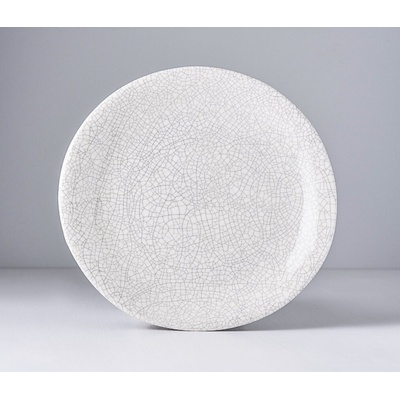 Grey mělký talíř Made in Japan, průměr 24cm, výška 3cm, keramika, handmade