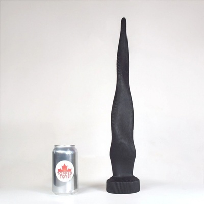 Topped Toys Juicer 90 Obsidian prémiové silikonové dildo 46,3 x 7,3 cm
