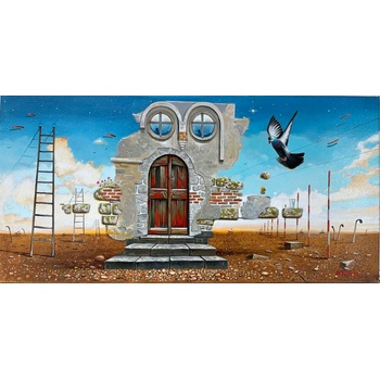 Сюрреалистична картина " Вратата към. . . "