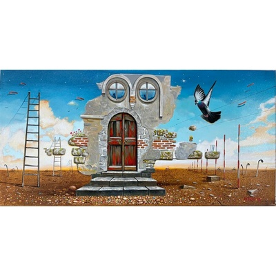 Сюрреалистична картина " Вратата към. . . "