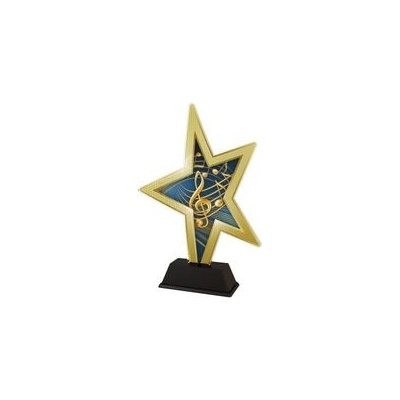 Poháry Bauer Akrylátová trofej STAR002M16 Hudba