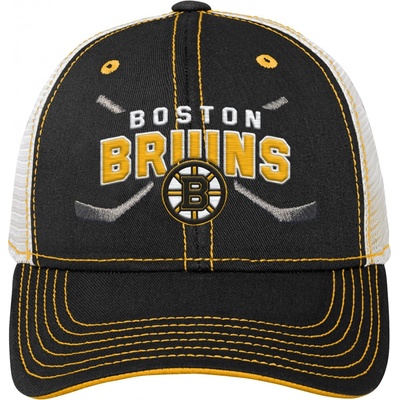 Outerstuff Boston Bruins Lockup Meshback Adjustable dětská – Zboží Mobilmania