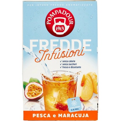 Pompadour ľadový čaj broskyňa a maracuja 18 ks