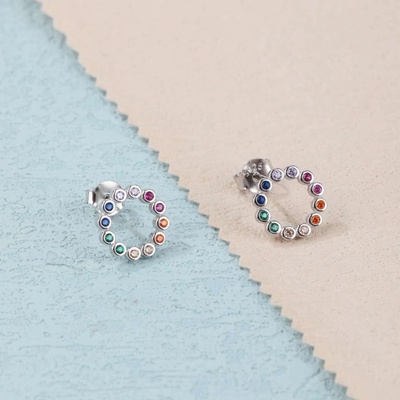 Jan Kos jewellery stříbrné náušnice MHT-2713/SX00