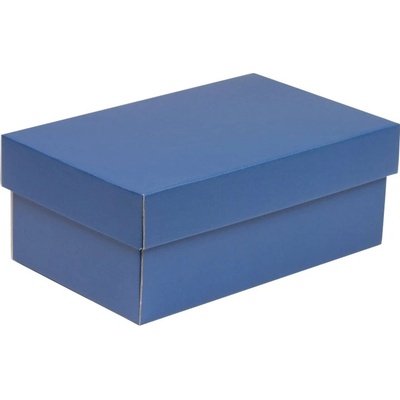 Dárková krabička s víkem 250x150x100/40 mm, modrá