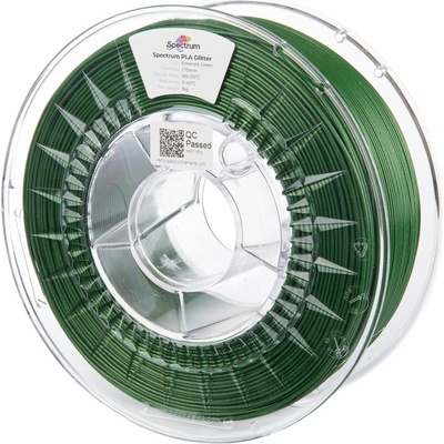 Spectrum 80183 3D филамент, PLA Glitter, 1, 75mm, 1000g, изумрудено зелено (80183)