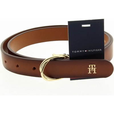 Tommy Hilfiger dámský hnědý kožený pásek AW0AW17252-0HD-622