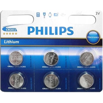 Philips CR2032 6ks CR2032P6/01B