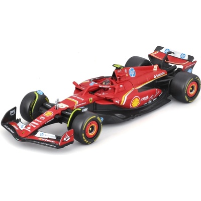 Bburago Ferrari SF-24 2024 55 Sainz s jezdcem 1:43