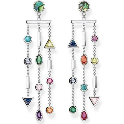 Thomas Sabo náušnice Barevné kameny H2041-983-7