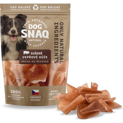 Dog Snaq Přírodní Natural Vepřové kůže sušené 100 g