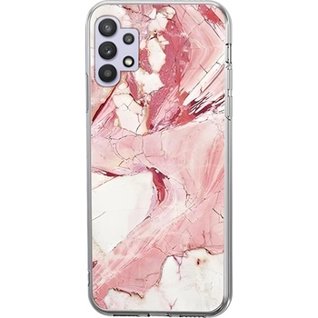 Wozinsky Силиконов калъф Wozinsky Marble за Samsung Galaxy A32 5G - Розов KP10073 (10073)